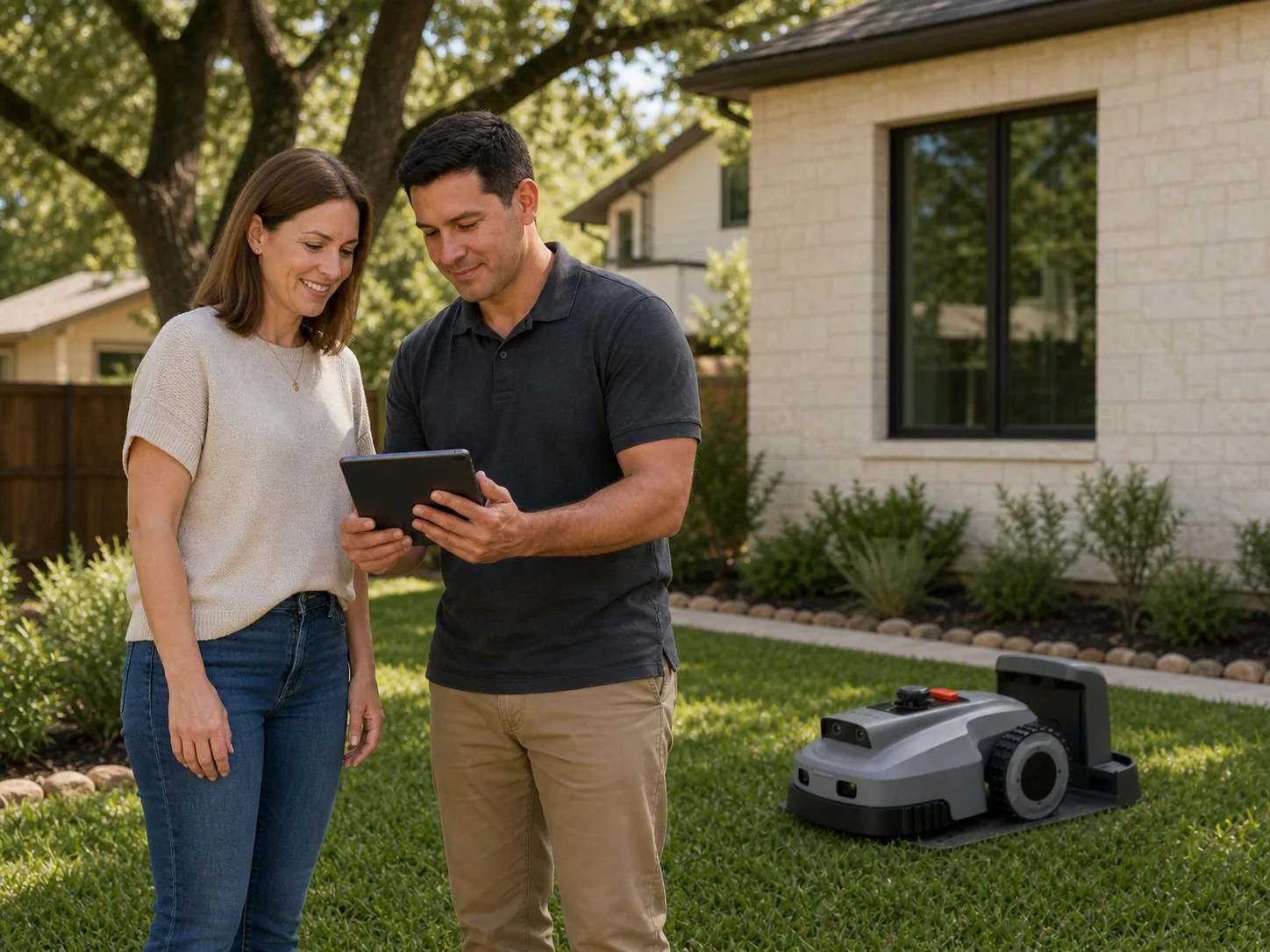 Walking the homeowner through the app